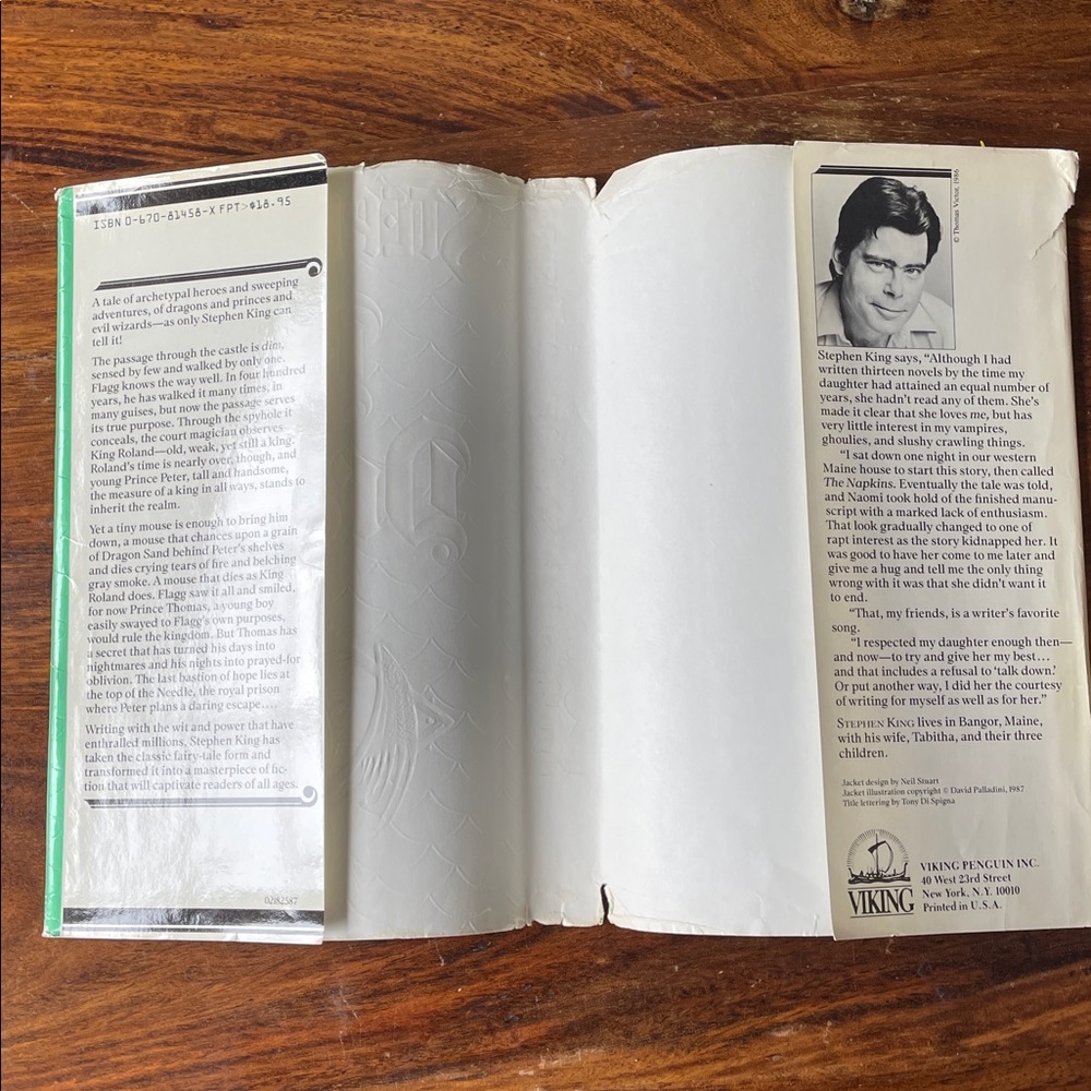 3 Stephen King Vintage Hardcover Books 80s - Christine, Cujo, Eyes of the Dragon - Picture 11 of 16